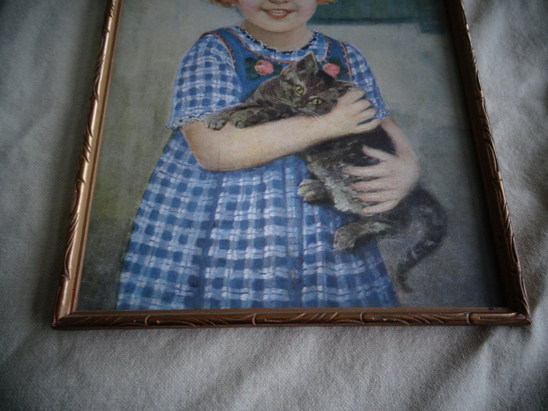 Posters & Illustrations: altes Bild mit alten Bilderrahmen – D'occasion à Neerach par jenny062 1