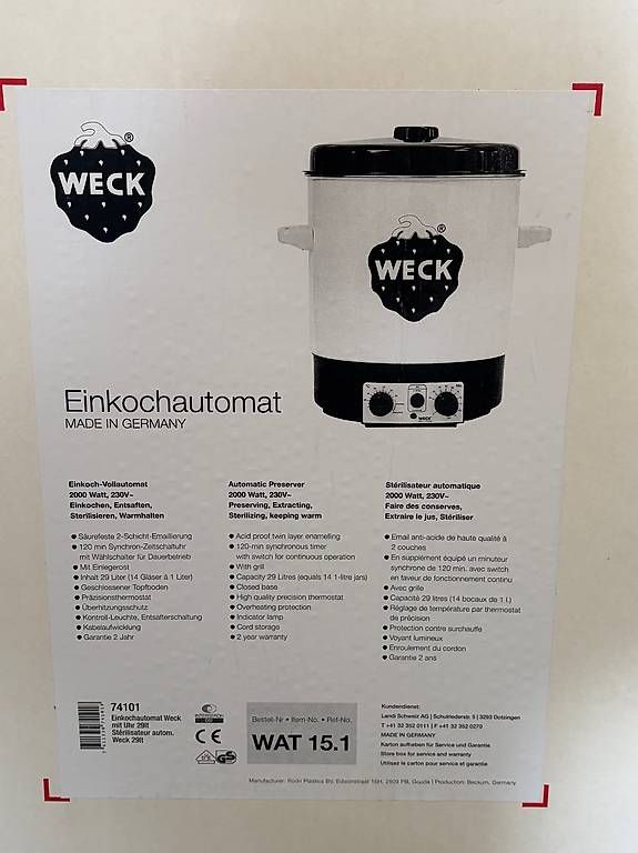 Elettrodomestici da cucina: Einstieg ins Einkochen - super Starterset – Usato da Riggisberg venduto da danifl 4