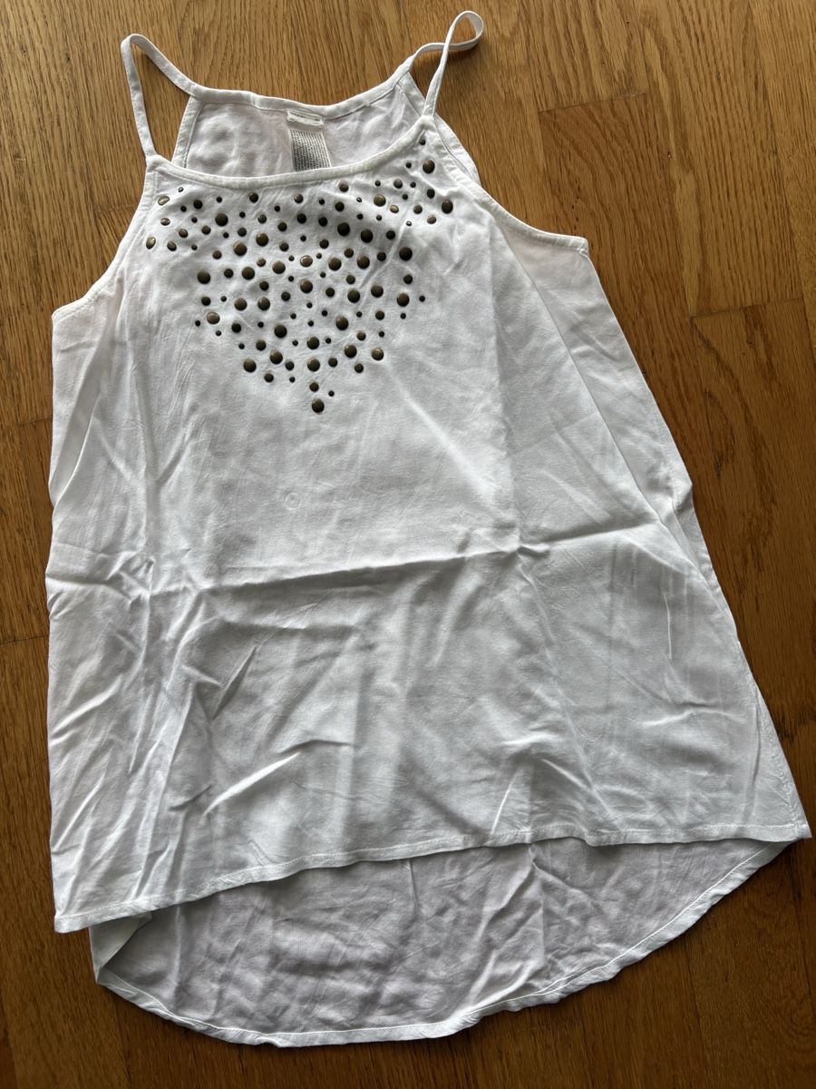 Tops: Luftiges, weisses Sommer Top Gr. S – Gebraucht aus Beromünster von msklef 2