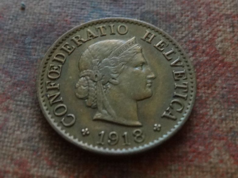Tutti le monete: 10 Rp. 1918 jaune/gelb – Usato da Romanel-sur-Lausanne venduto da Swift13