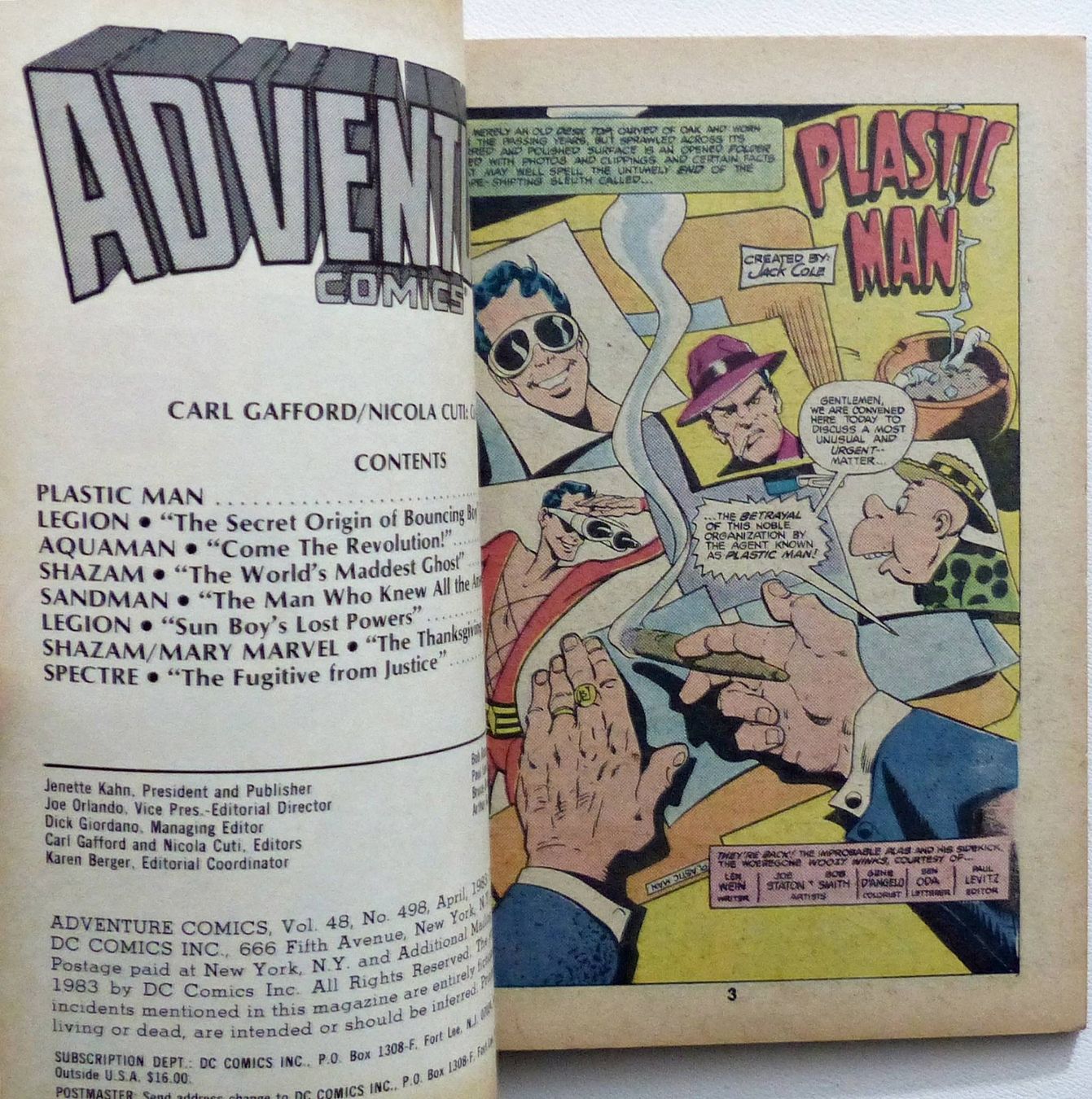 Fumetti: ADVENTURE COMICS #498 RARE DIGEST-SIZED DC 1983 – Usato da Lugano venduto da YouWantUS 2