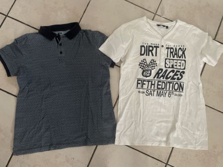 WE Polo T-Shirt & T-Shirt Neu, Grösse 158/164, Sommer Set!