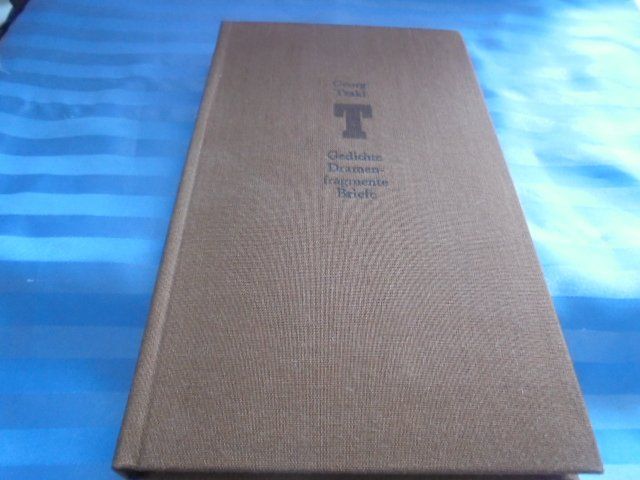 Bücher: Georg Trakl: Gedichte, Dramen, Briefe – Neu (gemäss Beschreibung) aus Hinwil von Glasperlen 3