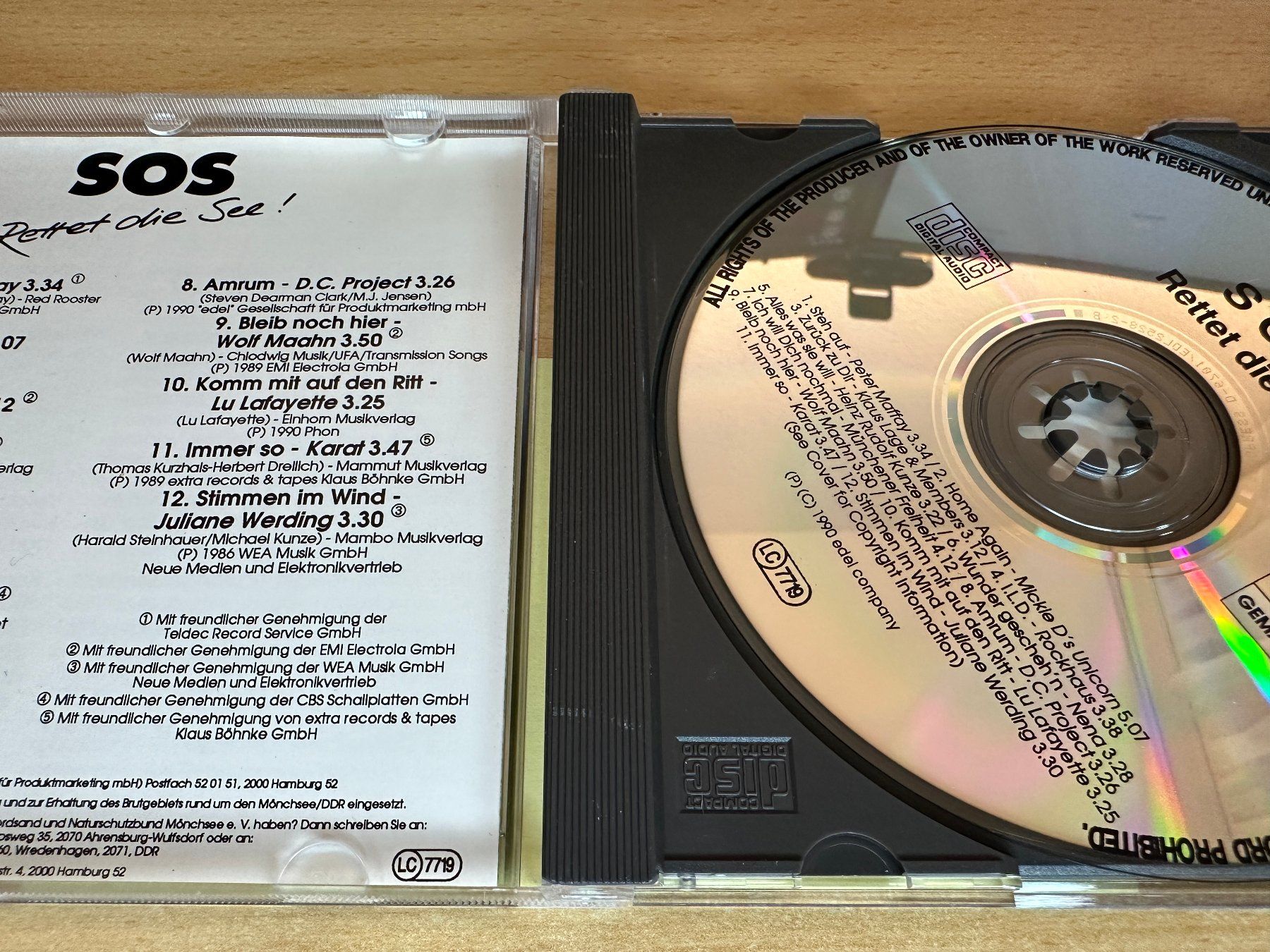 CD: Various – S O S - Rettet Die See – Usato da Rikon im Tösstal venduto da Alpenmutz 2