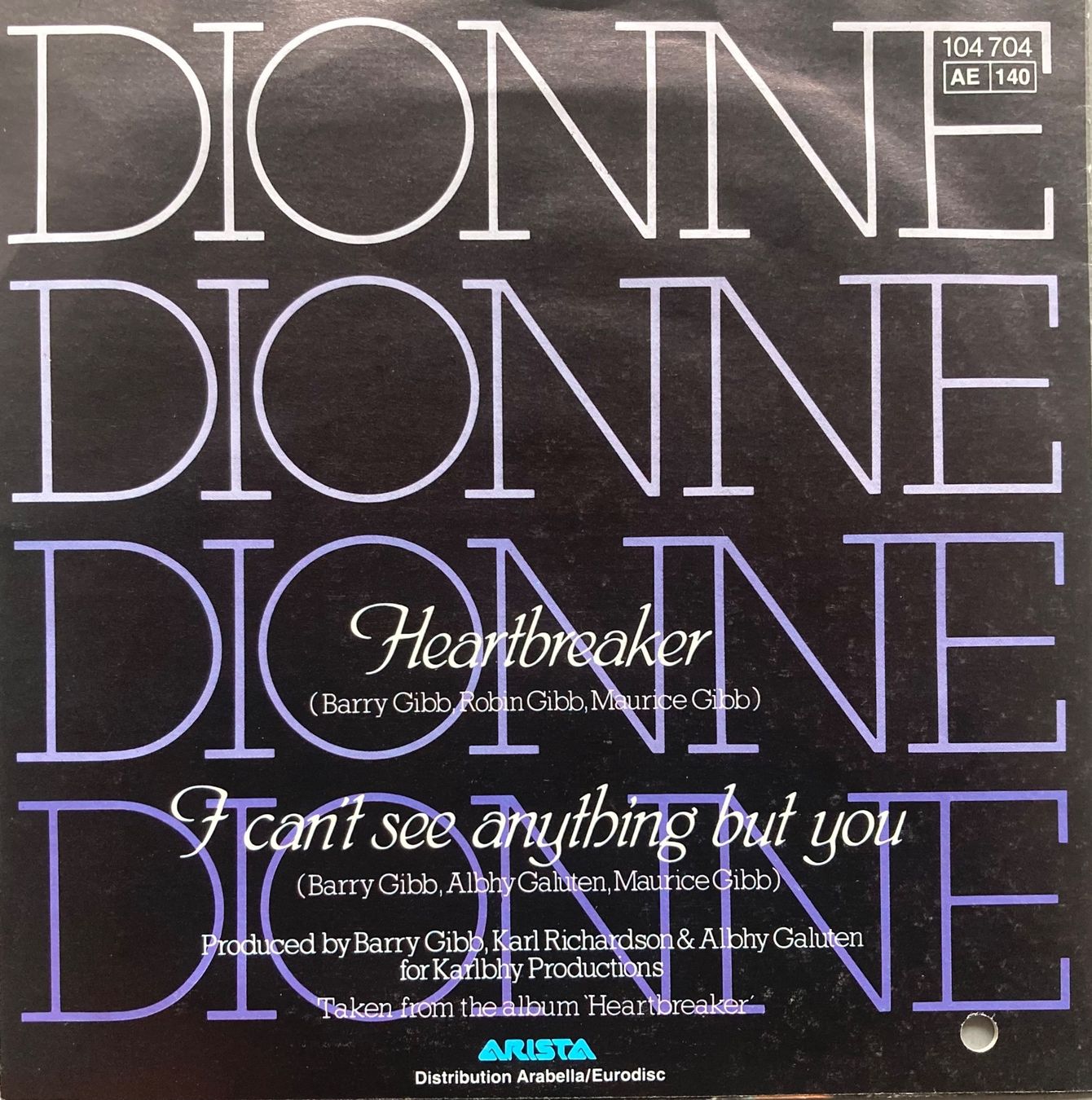 Dischi in vinile: DIONNE WARWICK - HEARTBREAKER – Usato da Poliez-Pittet venduto da Newtown-Records 1