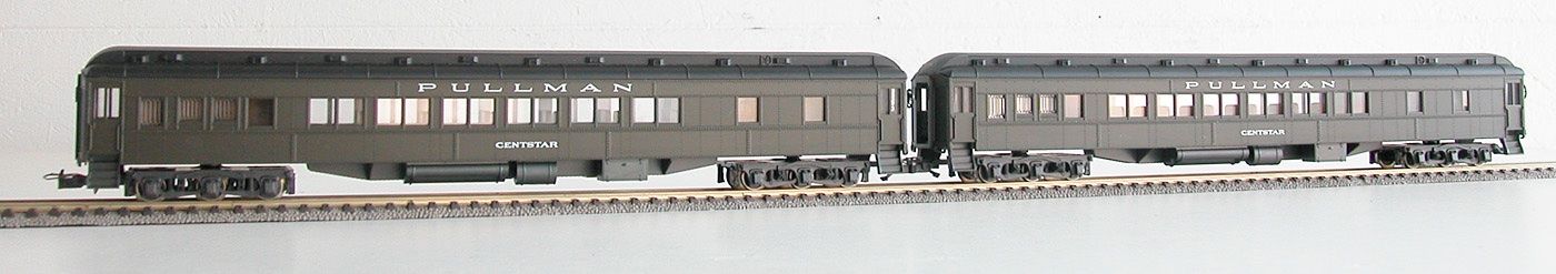 Rivarossi Modellini di ferrovie: Rivarossi 2 US Personenwagen Pullman Spur H0 – Usato da Oberwil BL venduto da Klang