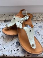 Tsonga Sandalen Gold Kroko Gr. 39 – handgefertigt SA