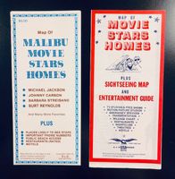 Hollywood Vintage Memoriabila - alte Movie Star Maps