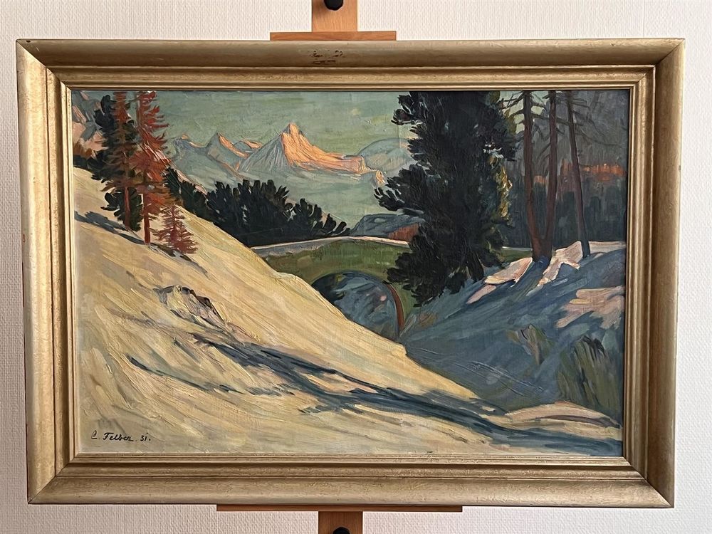 Carl Friedrich Felber Rosegtal im Winter Kaufen auf Ricardo