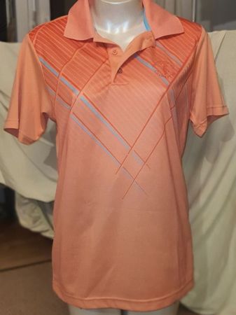 Golfshirt, Poloshirt, S, orange, Leuchtturm, rhode island