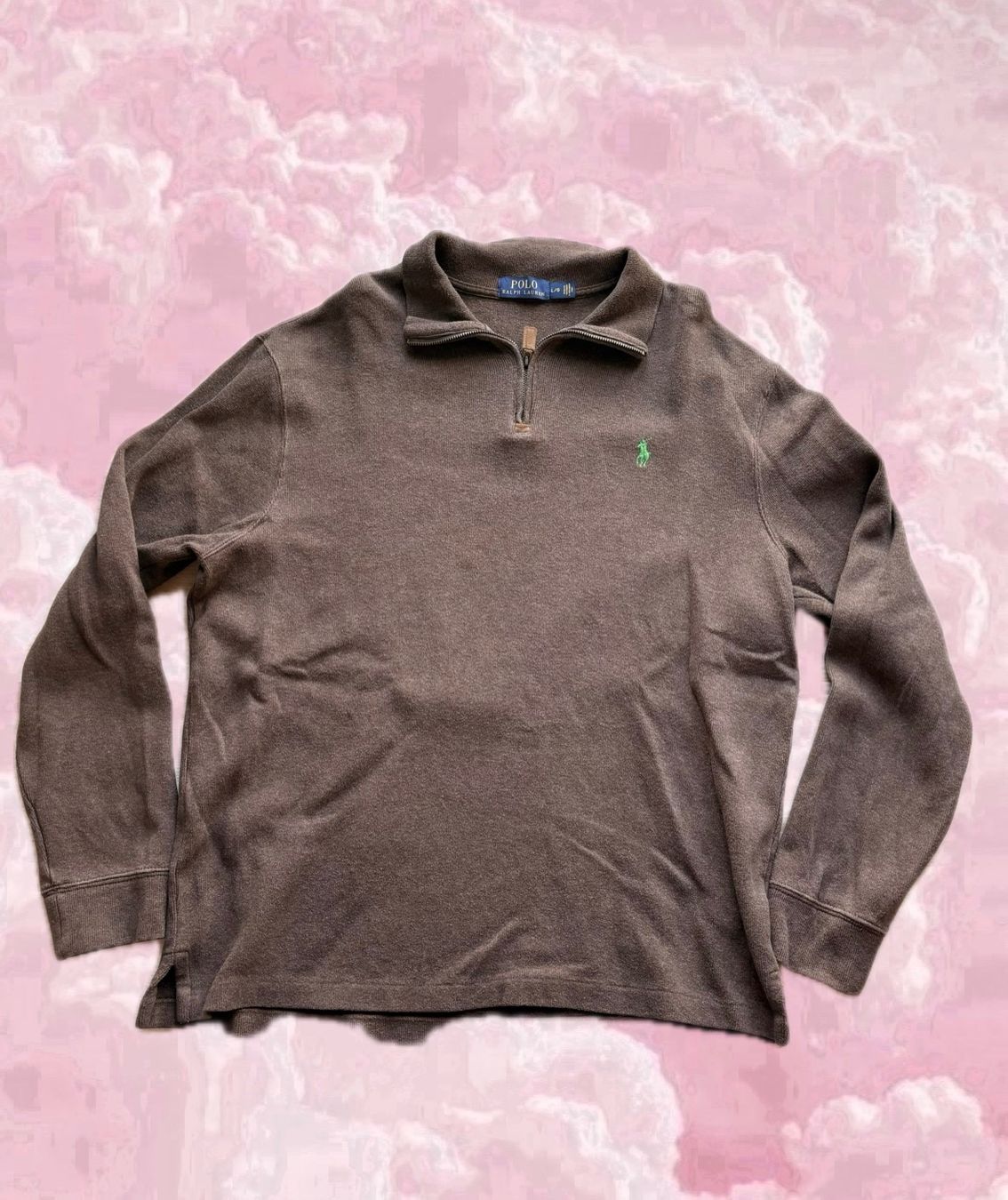 Polo Ralph Lauren Pullover & Sweatshirts: Polo Ralph Lauren Quader Zip Pullover – Gebraucht aus Wigoltingen von _vntg_