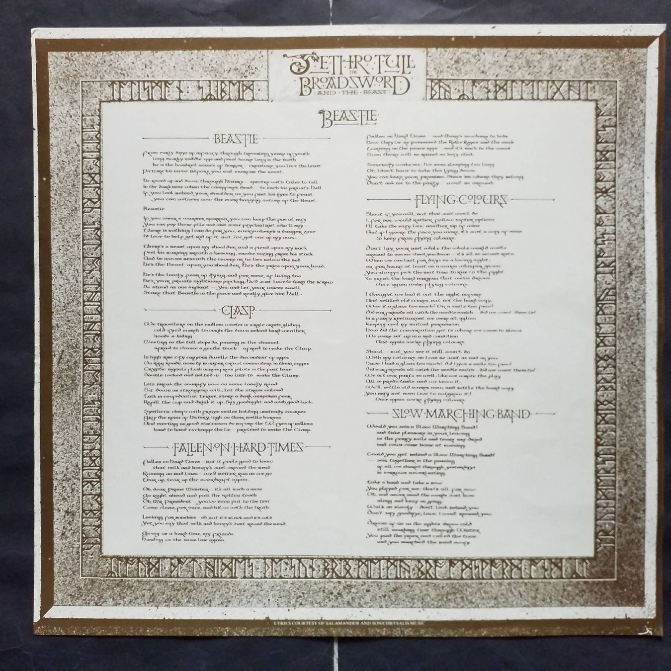 Dischi in vinile: JETHRO TULL, the broadsword, original master recording - NEW – Nuovo (secondo la descrizione) da Yverdon-les-Bains venduto da Jacotreut 2