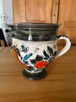 HAAS Keramik Karaffe, bemalte Handarbeit, fasst 1.5 Liter
