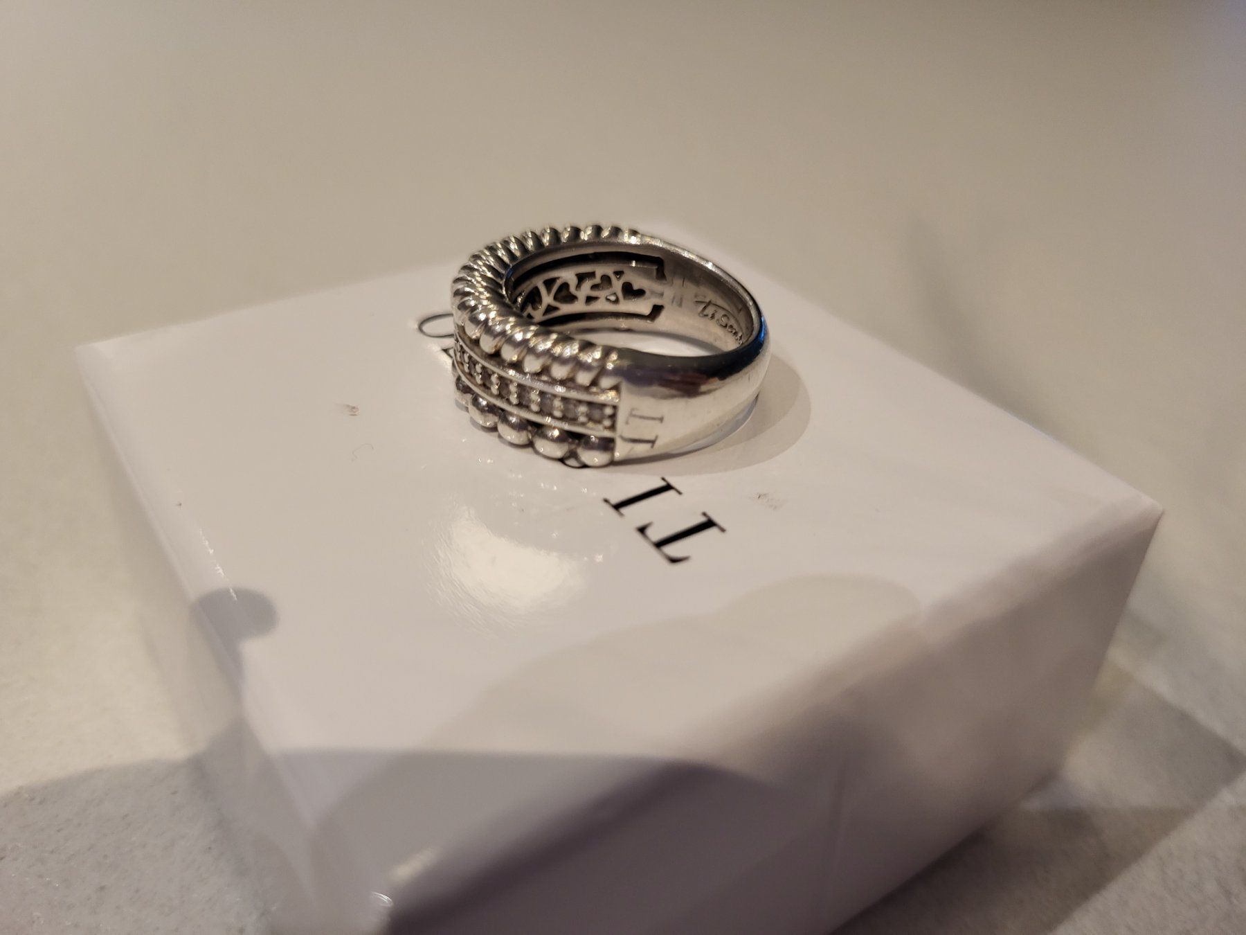 Ringe: Original Ti Sento silberring N.P 179 fr. – Gebraucht aus bellinzona von zeus6535 6