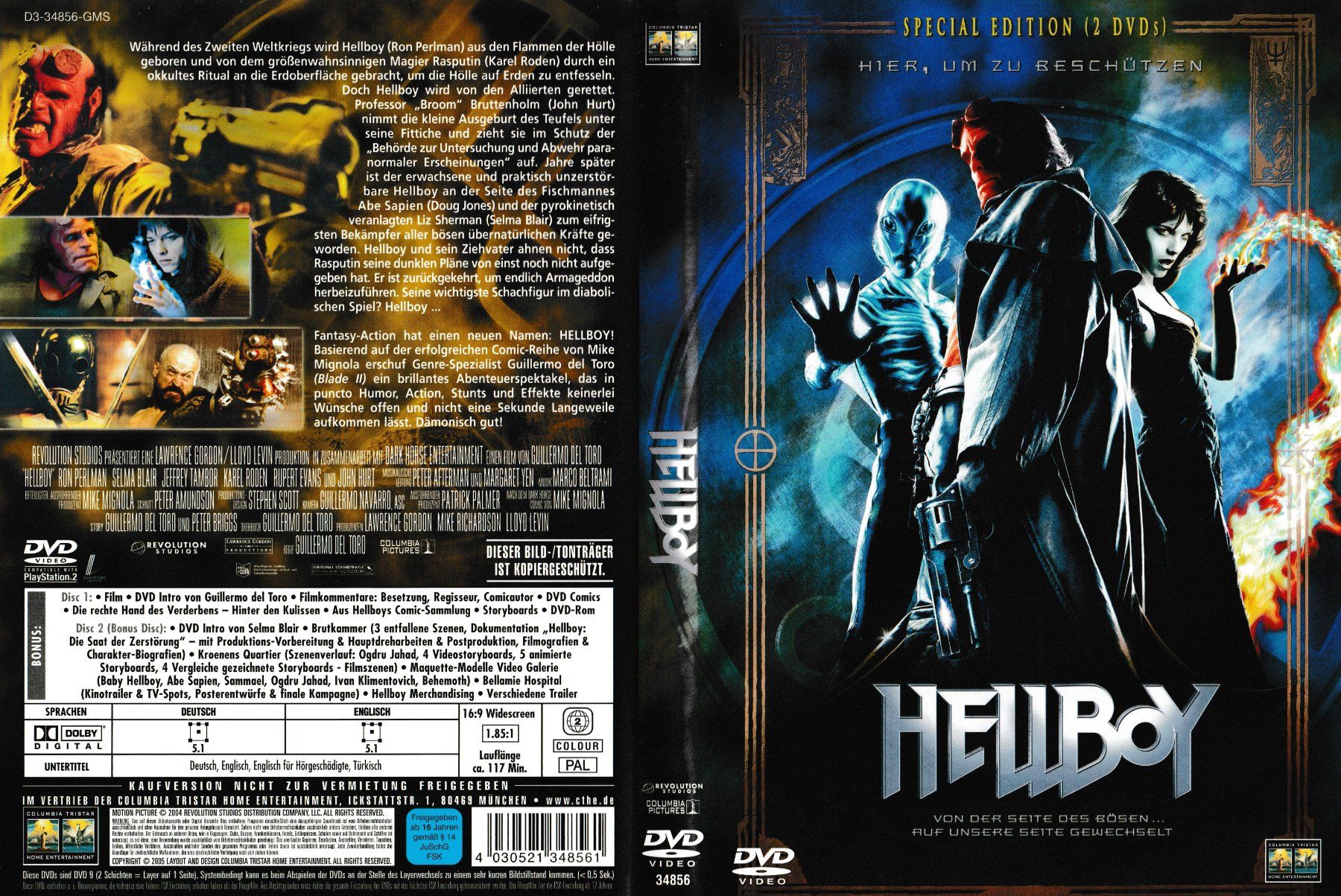 Tutti i DVDs: DVD - Hellboy (2Disc Special Edition) – Usato da Langnau am Albis venduto da MediaRescuerKeLoX