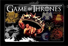 Blechschild-GAME OF THRONES - KRONE