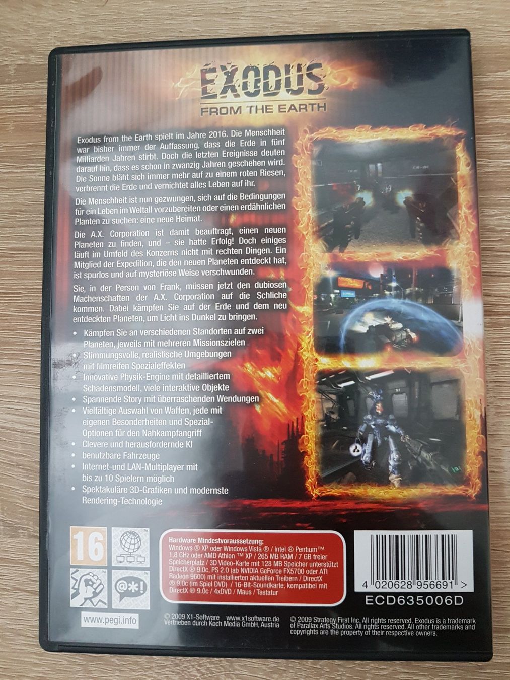 Giochi: Exodus From The Earth (German) - PC – Usato da Carouge GE venduto da Franllo 1