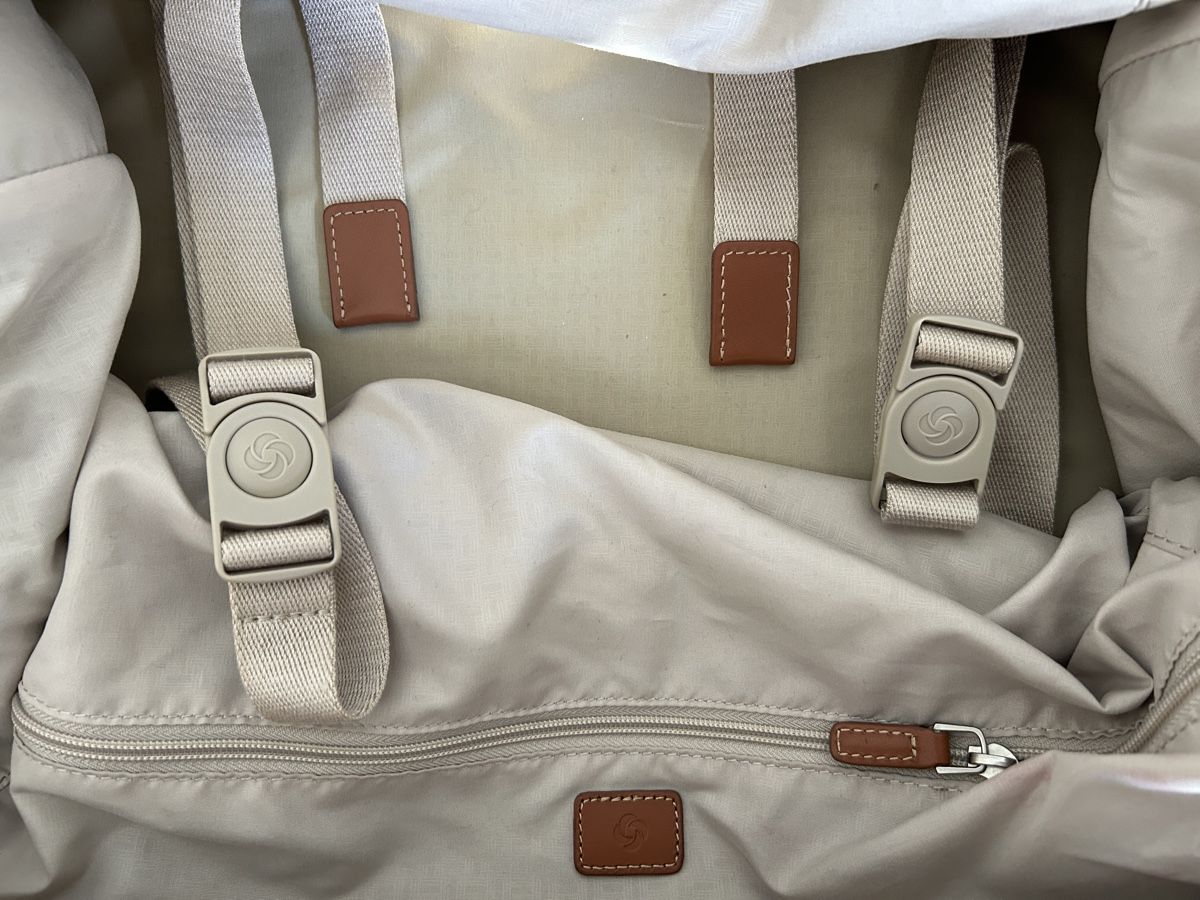 Samsonite Sacs: Samsonite Reisetasche mit Ledergriffen – D'occasion à Spiez par gerybe 2