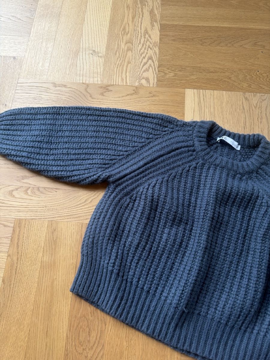 Zara Maglioni & Felpe: Blaue Zara Strickpullover Gr. M, warm – Usato da Sennhof venduto da tom_zhf6 3
