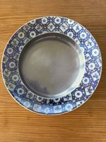Vintage Langenthal Suisse Teller, Dekor blau-weiss, 31cm