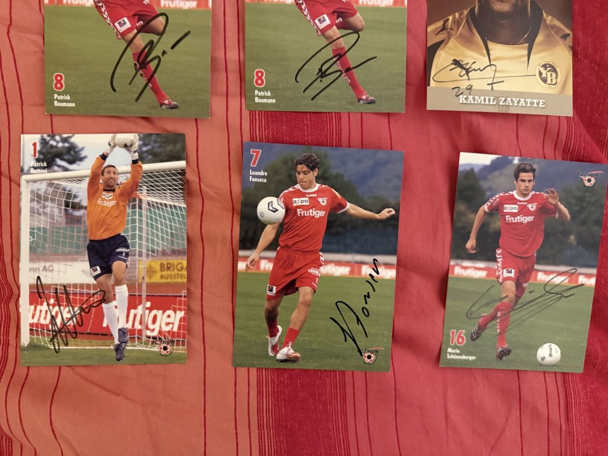 Autogramme: Diverse signierte Autogrammkarten CH Fussball – Gebraucht aus Rüschlikon von andi_841 3