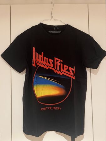 Judas Priest: Point Of Entry Herren Shirt Schwarz Grösse M