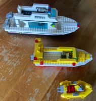 Lego Polizeiboot und Rettungsboote