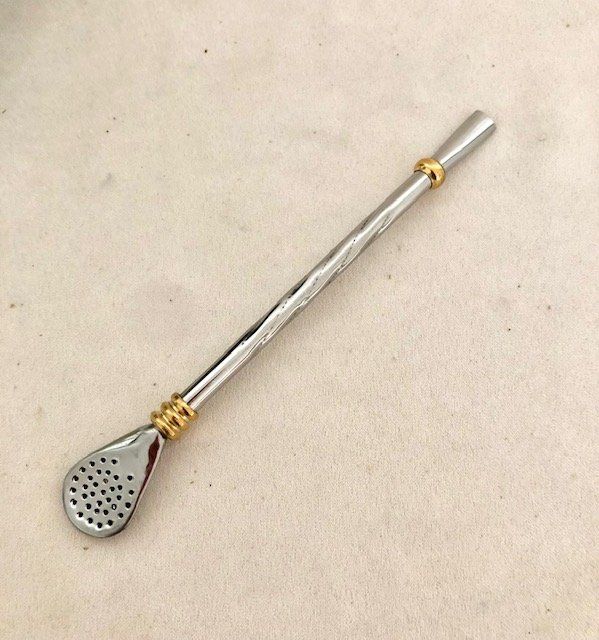 Set di posate: Bombilla aus Edelstahl 18 cm – Nuovo (secondo la descrizione) da Zuchwil venduto da Yerba_Mate_Schweiz