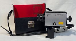 Ancienne caméra Super 8 Carena C-400 avec sacoche d'origine
