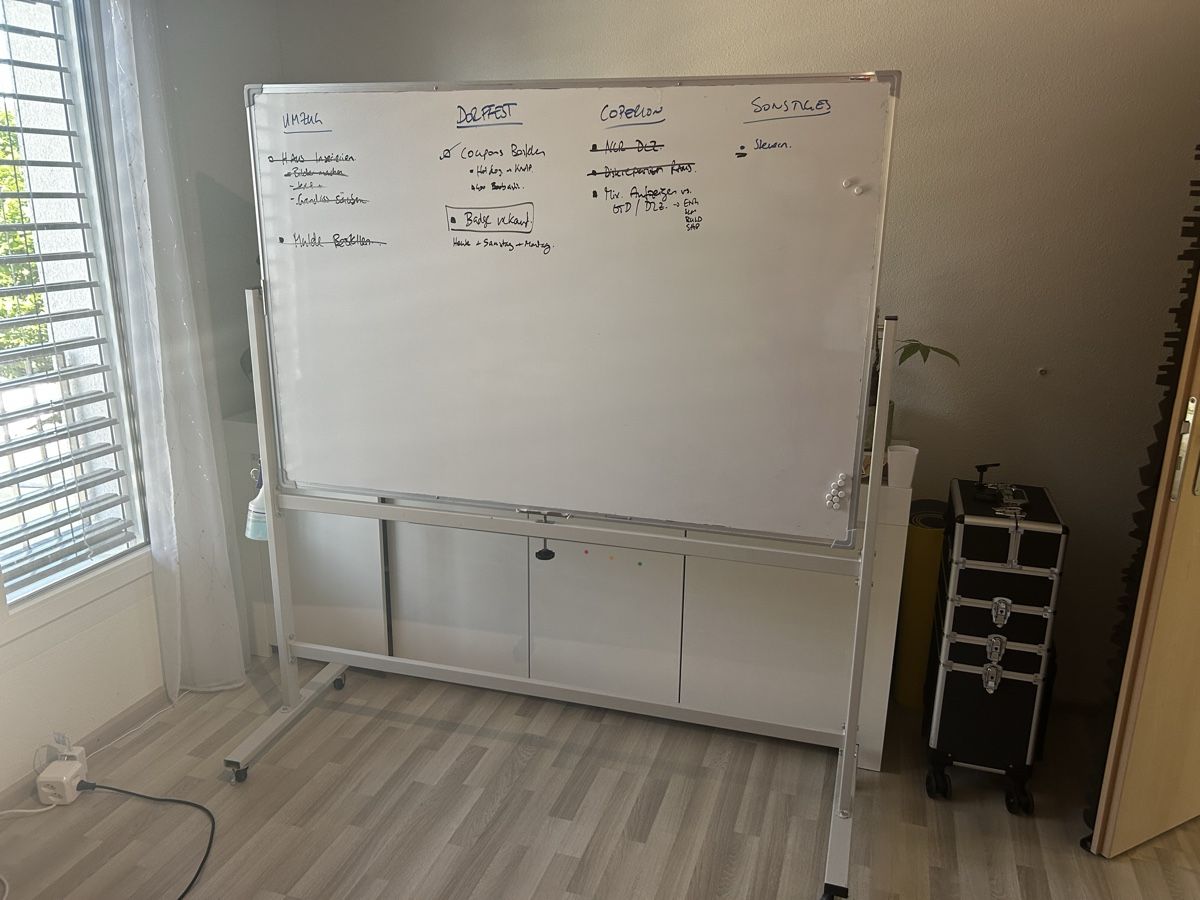 Lavagne: Mobiles Whiteboard 150x100cm – Usato da Zetzwil venduto da schwetlick85