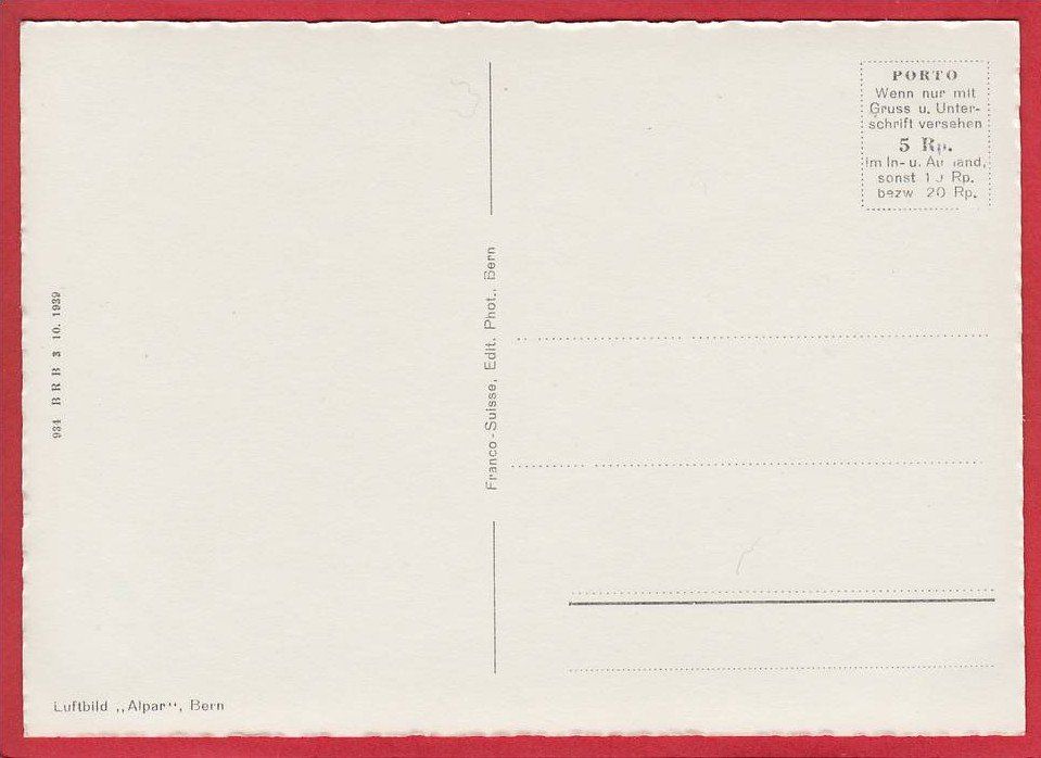 Cartoline postali: BÜTZBERG, THUNSTETTEN, FLUGAUFNAHME, GROSSFORMAT – Usato da Grüningen venduto da Kartenlaube 1