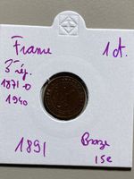France - 1 centime - 1891 