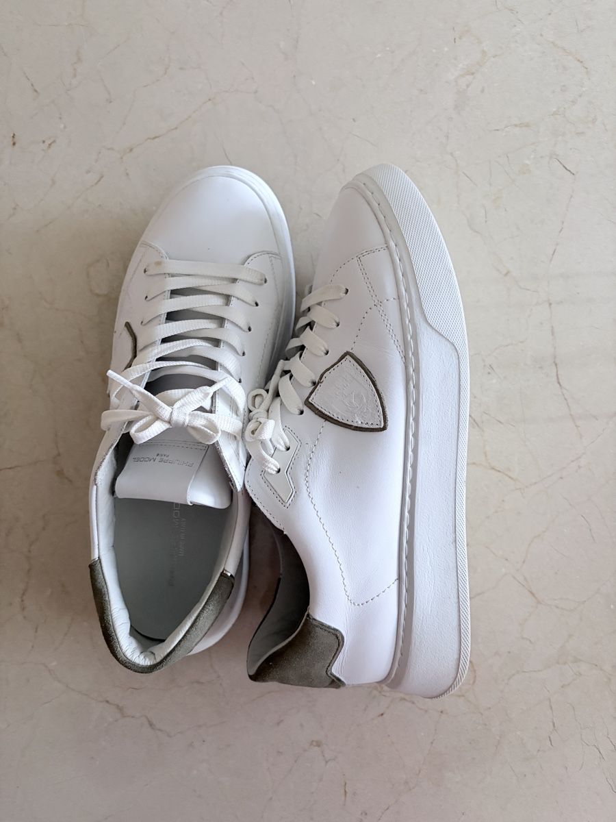 Scarpe da uomo: Philippe Model Sneaker Weiss Gr. 44 - Top Zustand! – Nuovo (secondo la descrizione) da Fahrweid venduto da Etam_13 4