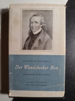 Matthias Claudius - Der Wandsbecker Bote - 1947