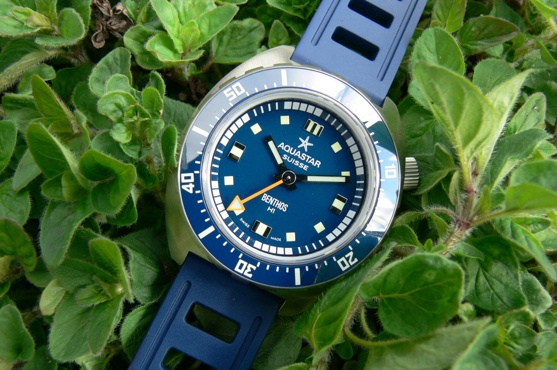 Aquastar Orologi: AQUASTAR BENTHOS H1 limited Blue Edition  Diver Automatic – Nuovo (secondo la descrizione) da Remigen venduto da Kelias 2