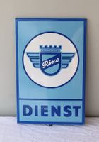 Altes Werbeschild Emailleschild Rixe Dienst 50er Boos + Hahn
