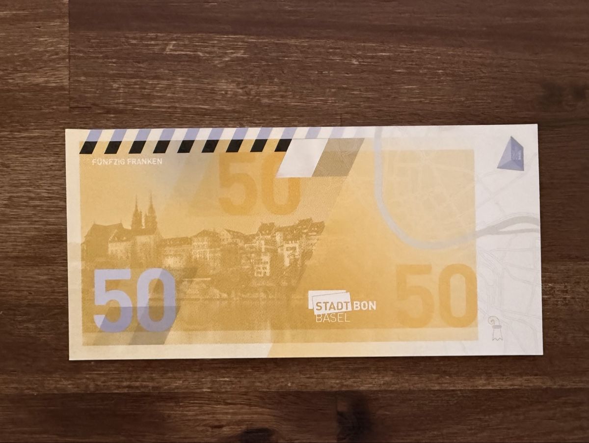 Gutscheine: StadtBonBasel 50.00 CHF – Neu und originalverpackt aus Oberwil BL von Artjom44