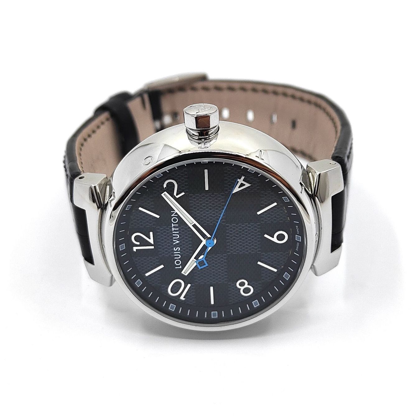Louis Vuitton Orologi: Louis Vuitton Tambour Damier Graphite – Usato da Montreux venduto da CashPay_Montreux 3