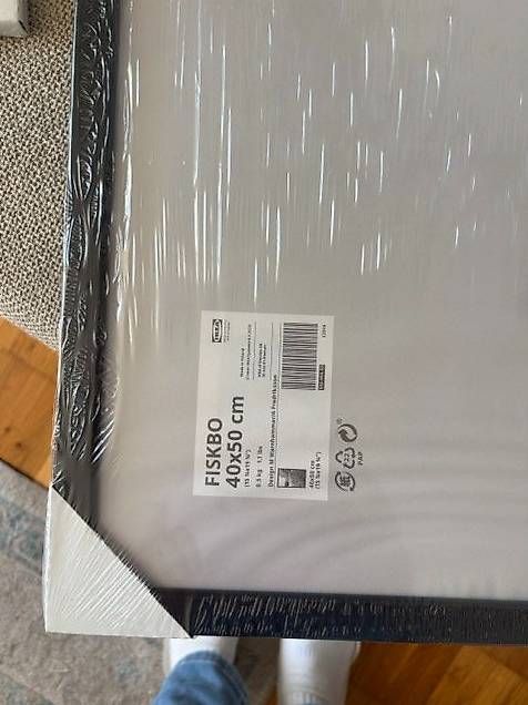Cadres de tableaux: Bilderrahmen Ikea schwarz – Neuf avec emballage d'origine à Zürich par Mare021 2