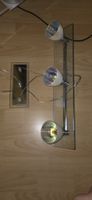 Esszimmerlampe Glas Metall 3 Spots guter Zustand