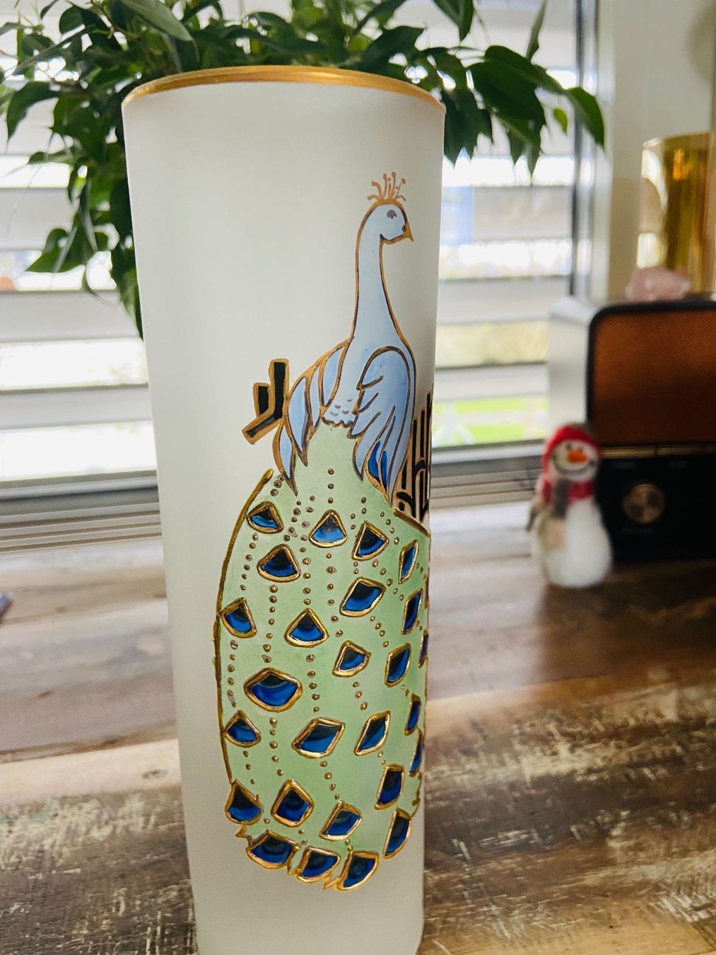 Vasi & Recipienti: vase pfau seltene handarbeit – Usato da Gipf-Oberfrick venduto da Iberico 3