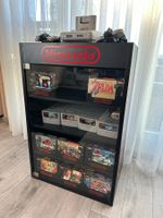 Super Nintendo SNES Sammlung | 85 Games, Vitrine, Konsole