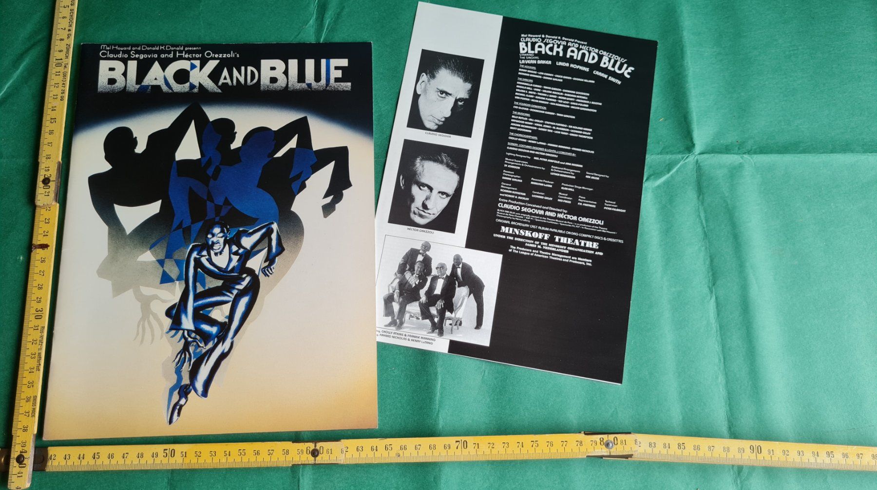 Dokumente: Black and Blue: Original Programmheft , New York, 1990 – Gebraucht aus Steinhausen von mesa11 1