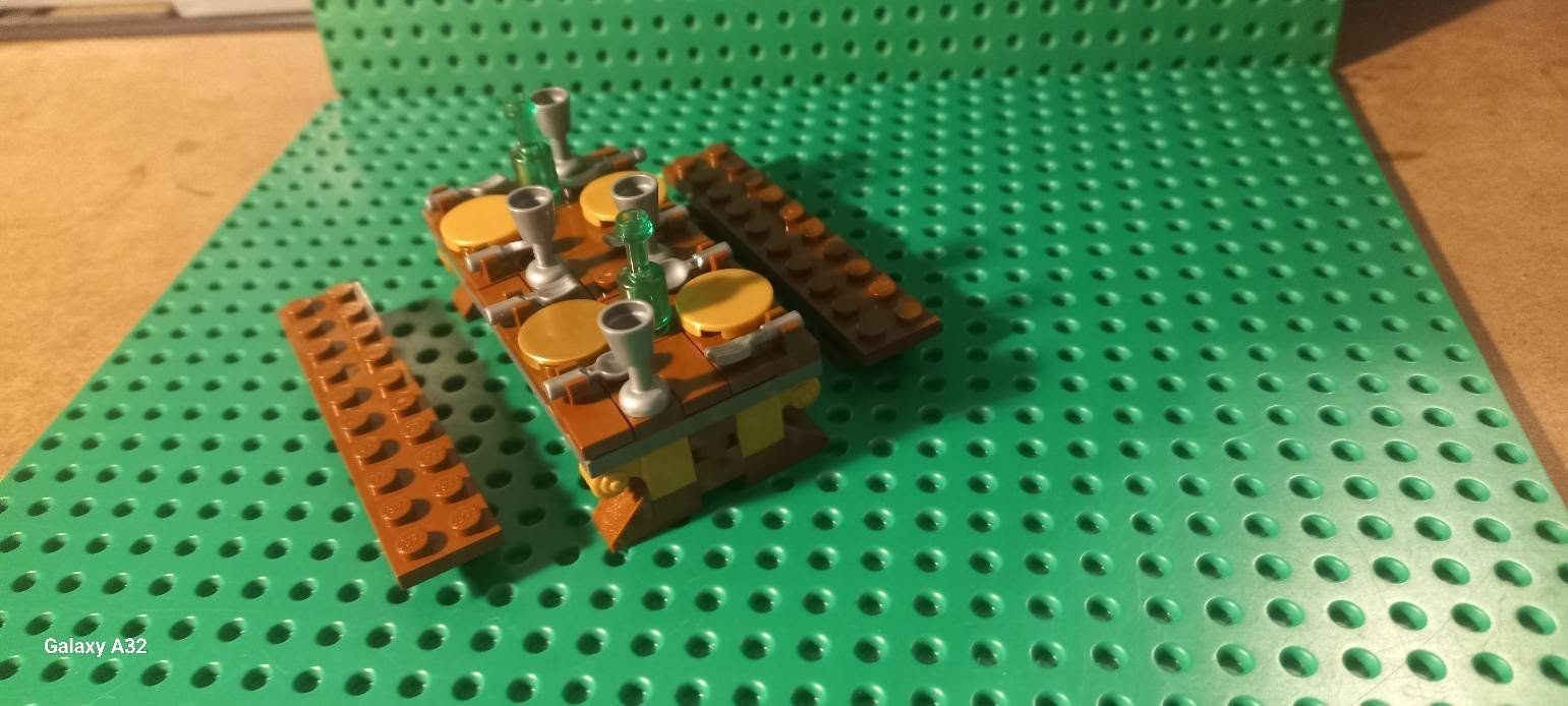 Lego Spielzeuge: La table à manger médiévale Lego – Gebraucht aus La tour de treme von Legocreation82 3