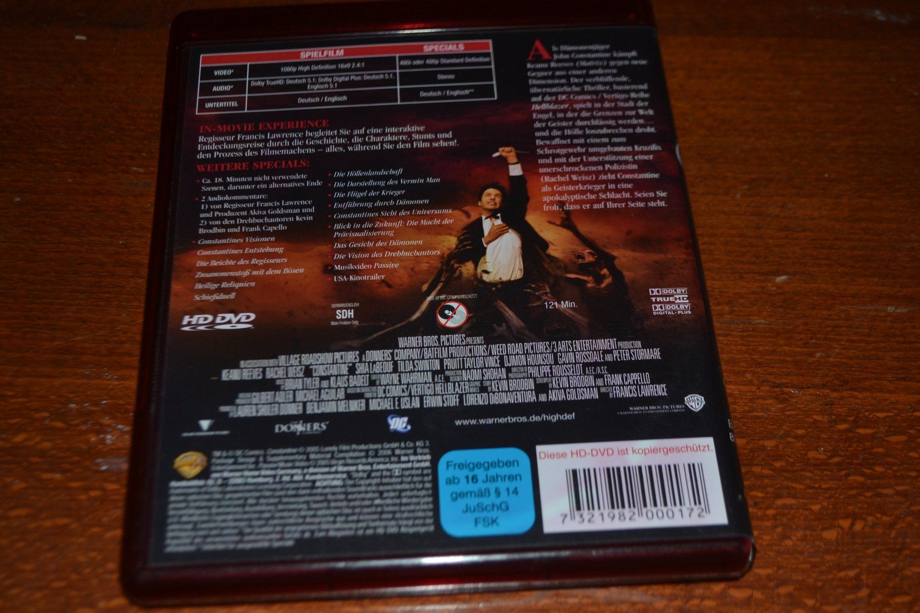 Tutti i DVDs: Constantine HD DVD – Usato da Laupen ZH venduto da chefdom 1