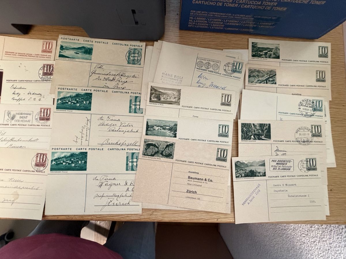 Ansichtskarten: 150 Postkarten Schweiz ab 1900 ca – Gebraucht aus Murgenthal von Tina_4055 5