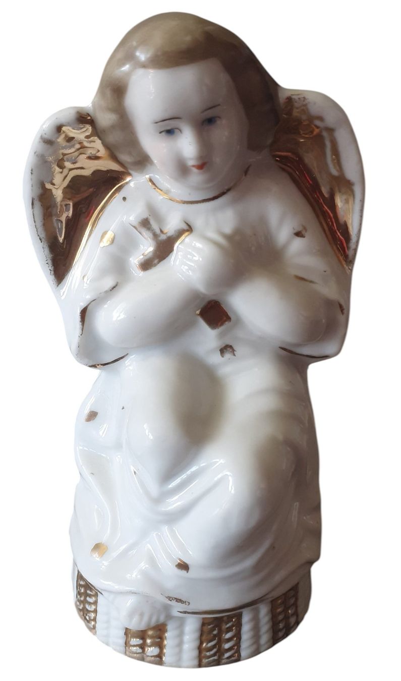 Figuren: Antiker Engel Porzellanfigur – Gebraucht aus Mörschwil von wunderkiste44