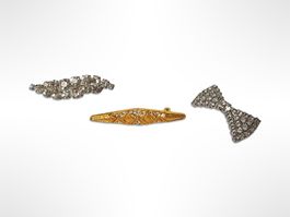 Strass-Broschen-Set 3-teilig