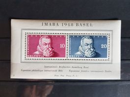 Briefmarken Block Imaba postfrisch Jahrgang 1948
