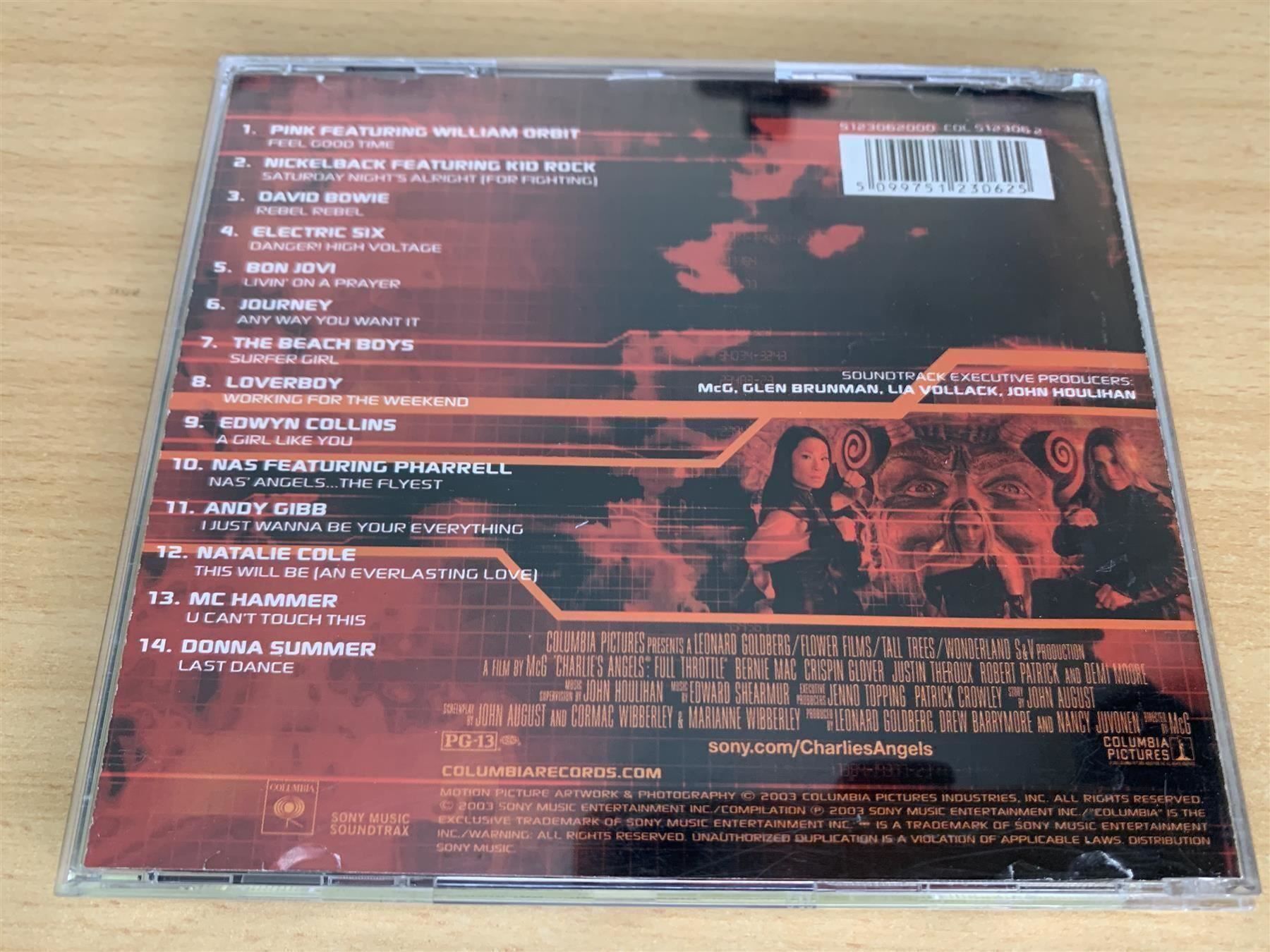 CD: Charlie's Angels: Full Throttle - Music – Usato da Rikon im Tösstal venduto da Alpenmutz 1
